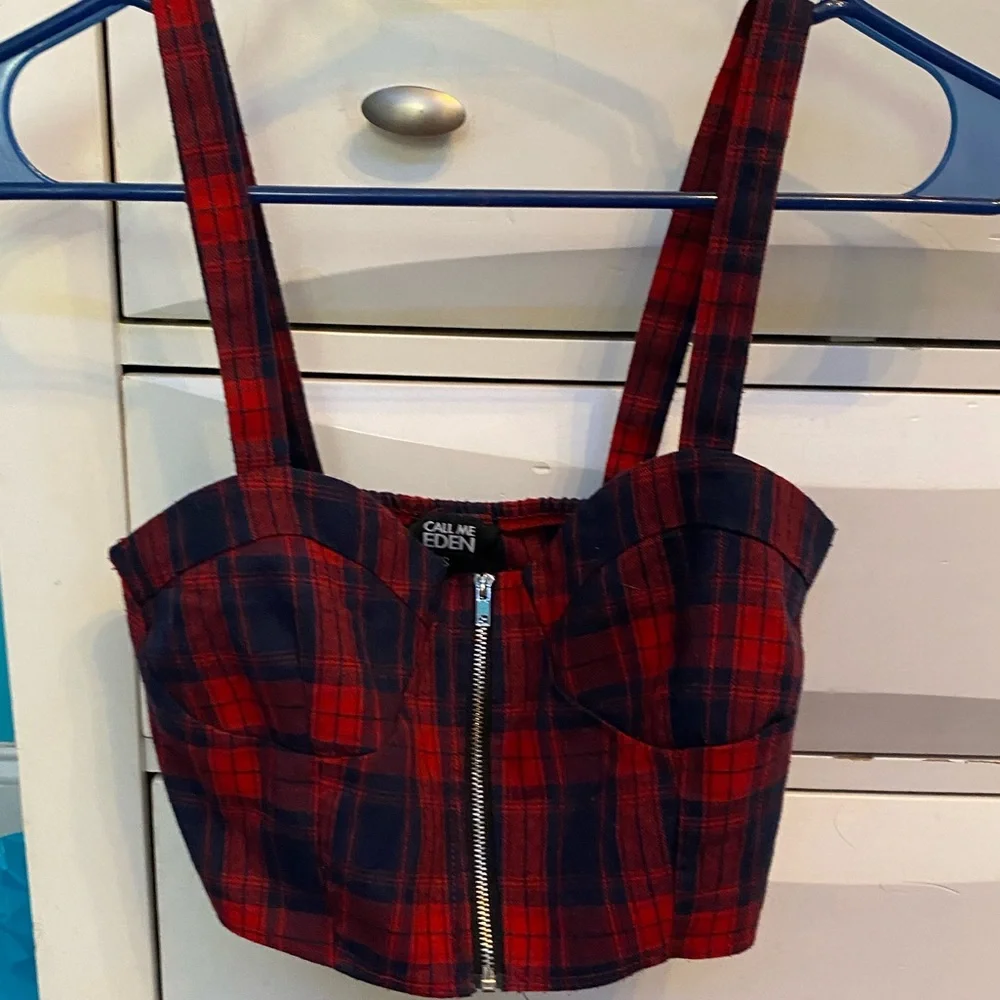 plaid top - Picture 1 of 1